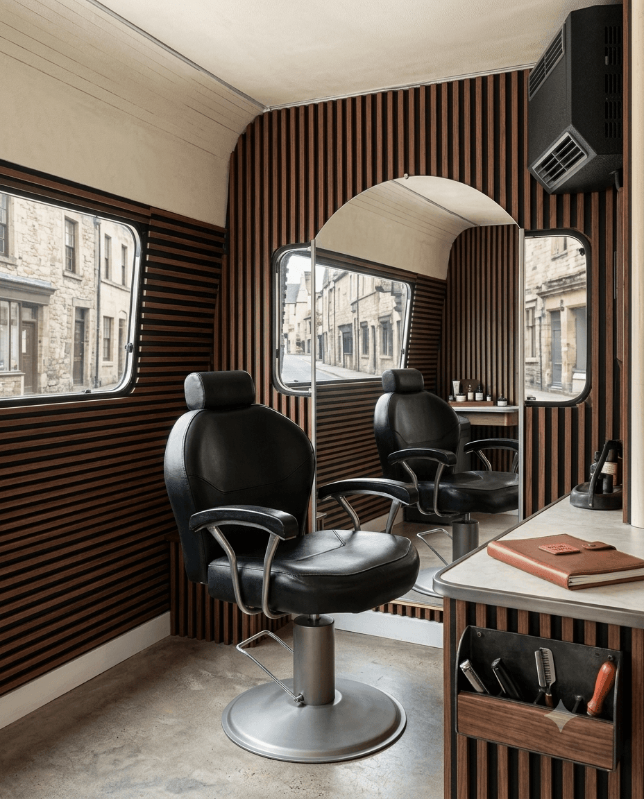 Inside the Eglis Cut Club barbershop